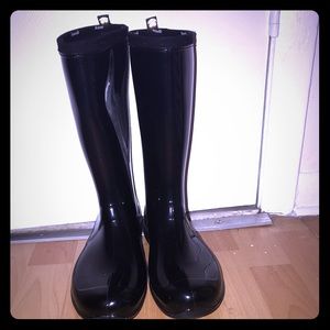 👢Kamik black rain boots👢